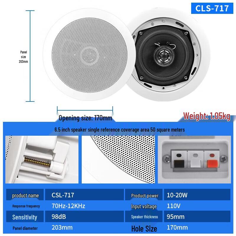 Lingsheng Ceiling Mount Public Address Speaker (CN version)