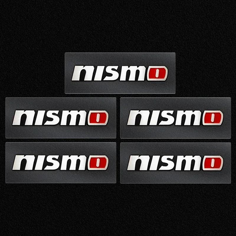 2025 For Nissan 1/2/5/10pcs Car Badge Random post Decals For Nissan Nismo Logo Tiida Teana Qashqai Juke X trail Note Almera Skyl