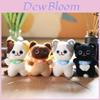 Adorable Cute Kitten Plush Toy Keychain Soft Stuffed Animal Doll Bag Charm