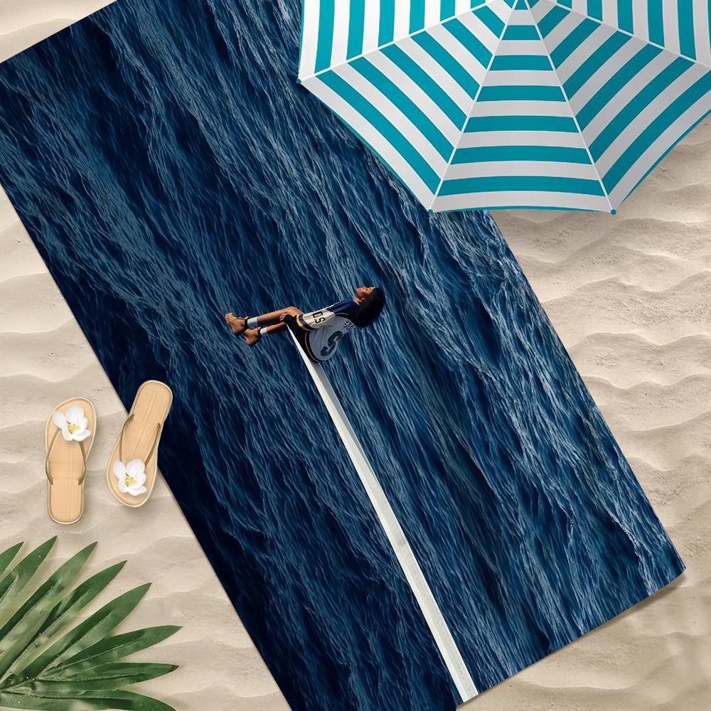 American Singer Star SZA SOS Towel Beach Towel Oversized Quick Dry Towel Absorbent Soft Swim BeachTowels for Men Women