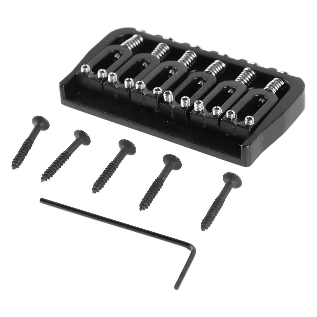 Electric Guitar Fixed Bridge Metal Guitar Fixed Bridge Strong Compatibility for Replacement