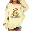 Children's Fashionable Casual Long-sleeved Loose Christmas Print Pullover Sweatshirt
