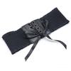Polyester Wide Corset Waistband Strap Rope Elastic High Wide Belt  Party