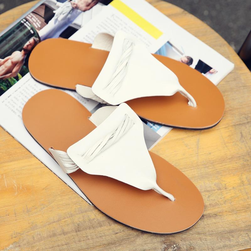 Fashion Summer Men Roman Sandals High Quality Outdoor Beach Shoes Personalized Fashion Handwoven High Quality Sandals and Slippers