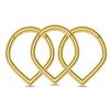 Heart Hinged Nose Ring Hoop Teardrop Septum Hoop Conch Daith Helix Ring Hoops Rook Tragus Ring Lip Ring Cartilage Earrings Hoop