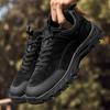 Outdoor Mens Casual Shoes Non-Slip Genuine Leather Sneakers  Walking Shoes Hot-selling Male Treking Footwear Trainers
