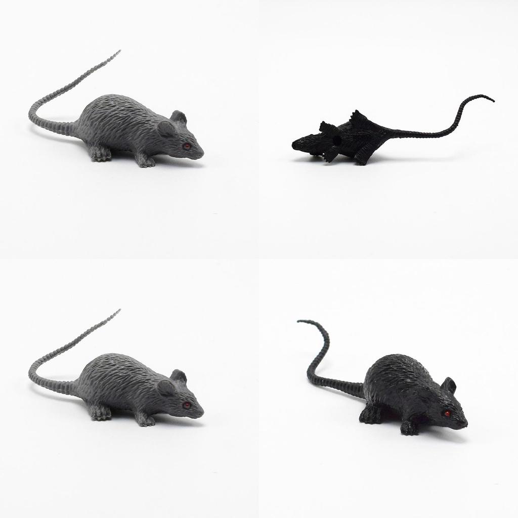 Unique Mini Mouse Toy Model For Pranks And Halloween Fun Plastic Material 9cm Size
