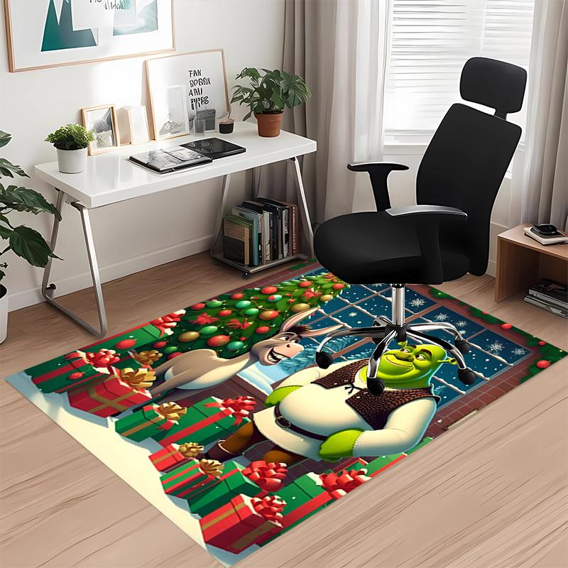 Shrek Bedruckter Teppich für Bürostuhl Wohnzimmer Schlafzimmer Küchenraum Dekoration Geschenke