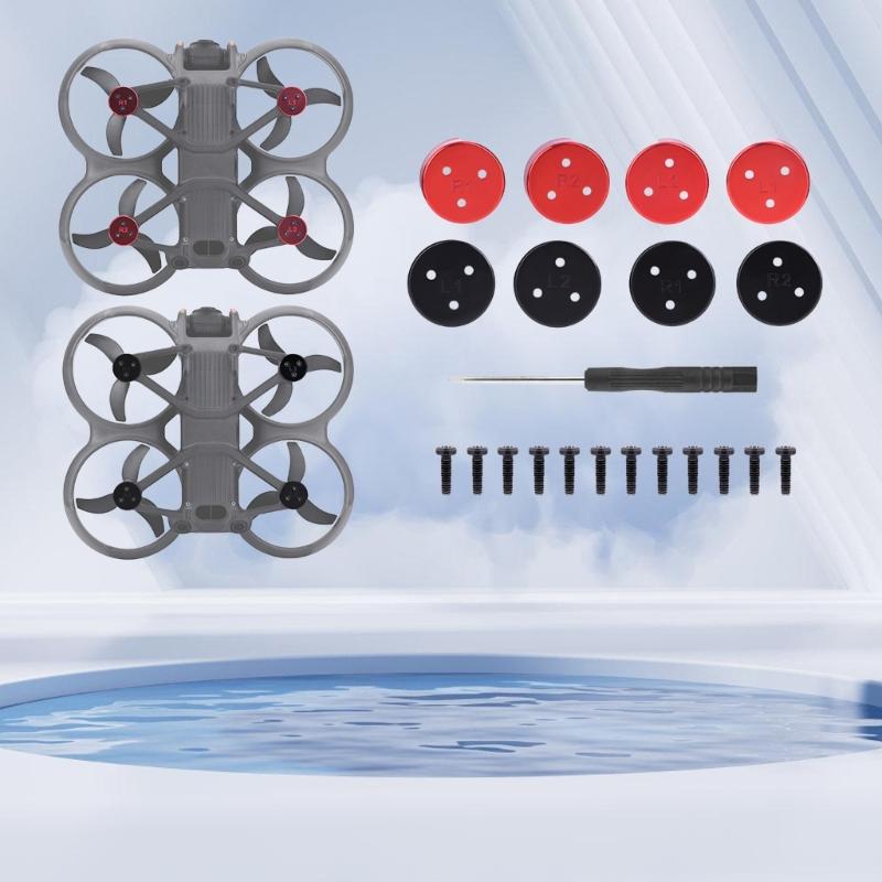 Quadcopter Engine Protections Caps Set, 4Pcs/set Aluminum Alloy Motor Guard Easy Installation Accessory for Avata 2
