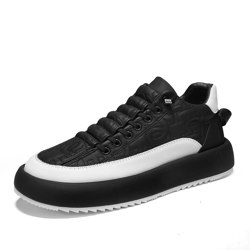 Walking Shoes Casual For Male Winter Men Vulcanized Sneakers Shoes Tennis Sports Pu Slip-on Mix Color High Quality Skateboarding