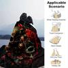 1pc Skulls In Bloom Blanket  Soft and Cozy Home Decor Gift for All Seasons, Living Room, Travel, Camping, Car Blankets