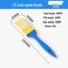 Tongyuan 1.5-inch Hard Nylon Bristle Brushes, 100-Pack