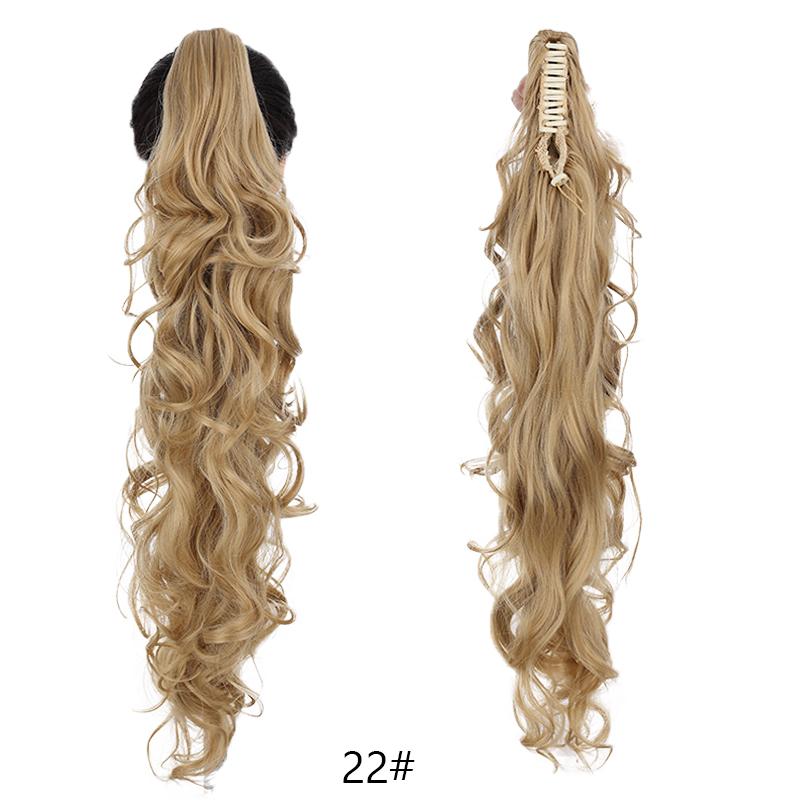 Clip-in Haarverlängerungen Für Damen – 6 Stück, 55,9 Cm, Gewellt, Light 22
