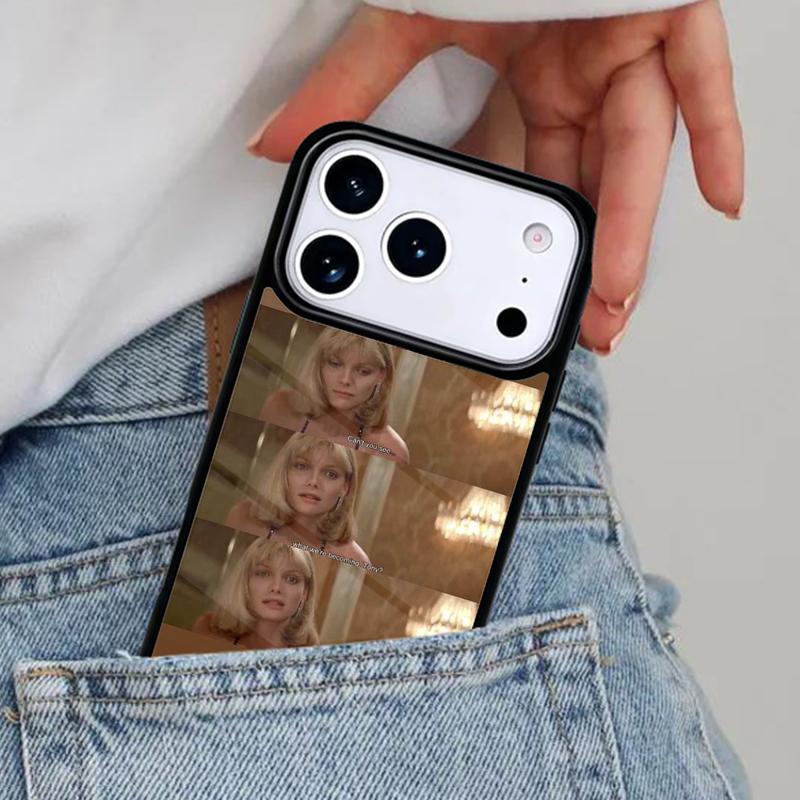 

Scarface Tony Montana Phone Case for iPhone 17ProMax 12 13 14 15 16e 17 Pro Max Plus Air Cover iPhone17 Pro