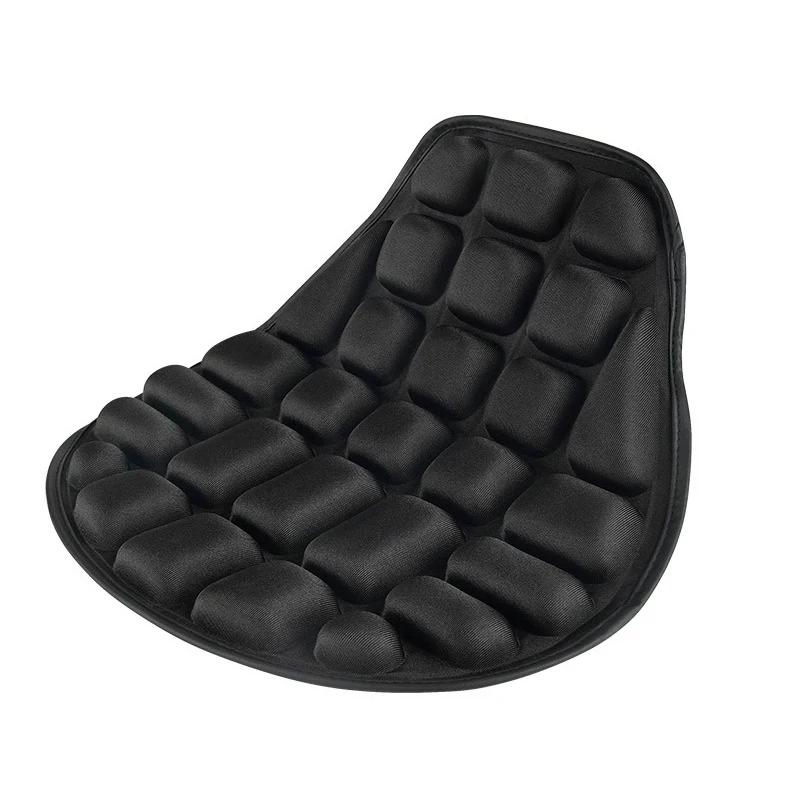 Motorcycle 3D Seat Cushion Black Foam Soft Comfortable Breathable EVA Seat Covers Mats Motorcycles Electric Bike Accessories
