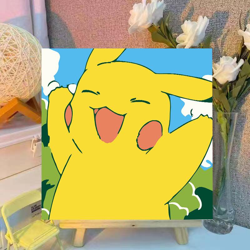 Crayon Shin-chan DIY Acrylic Colorful Kids' Healing Decorative Painting Set