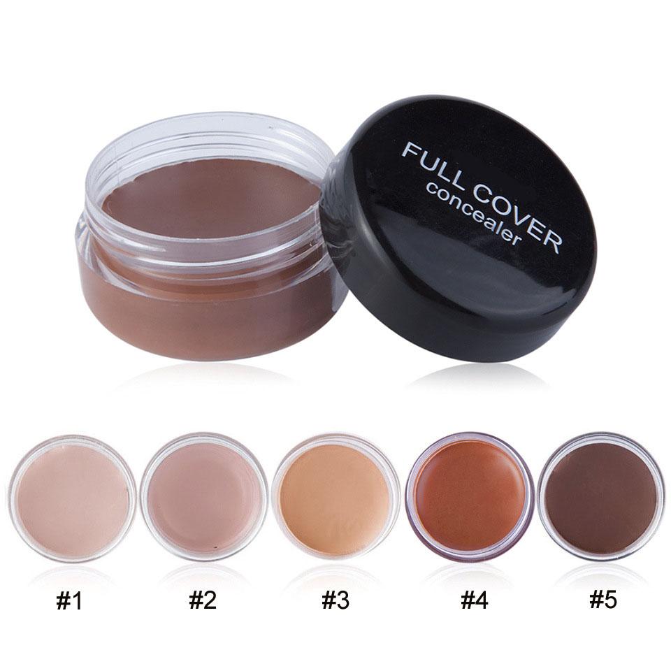Professional 5 Color Concealer Palette for Dark Circles Wrinkles Natural Coverage Creamy Texture Universal Skin