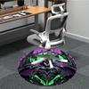1 Peça Tapete Redondo de Escritório Batman, Para Sob Cadeiras de Escritório Quarto Sala de Estar Decoração de Casa, Decoração de Quarto, Disponível em Vários Tamanhos