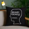 Los Angeles B-Brain Dead Cushion Cover Plush Fabric Soft Double-Sided Printed Sofa Pillow Case Colorfast Home Decor Gift