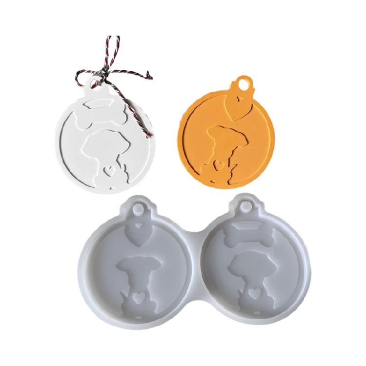 

Animal Pendant Silicone Molds For Epoxy Resin Project Easy Demolding Dog Cats Pendant Silicone Mould For Keychain Charm