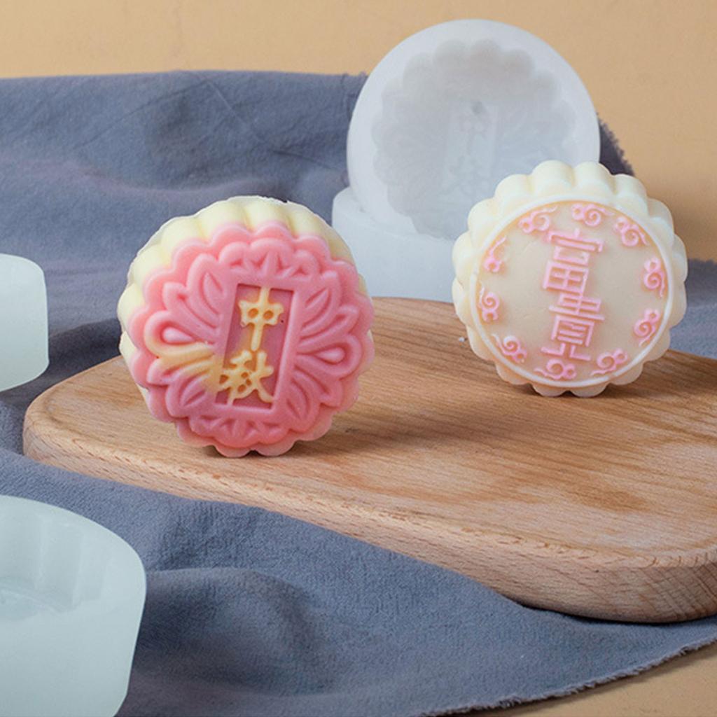 Mid-Autumn Themed Mooncake Decorating Tools Pudding Molds Kitchen Baking Gadgets