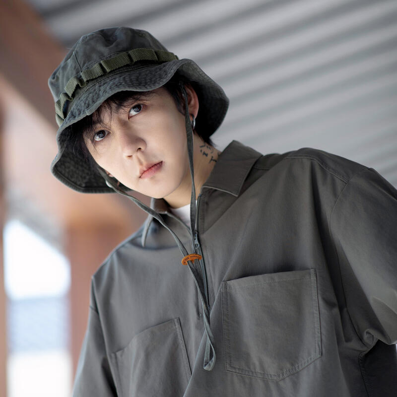 Реверсивная уличная панама-ведро On the Moment C2 Хаки KHAKI