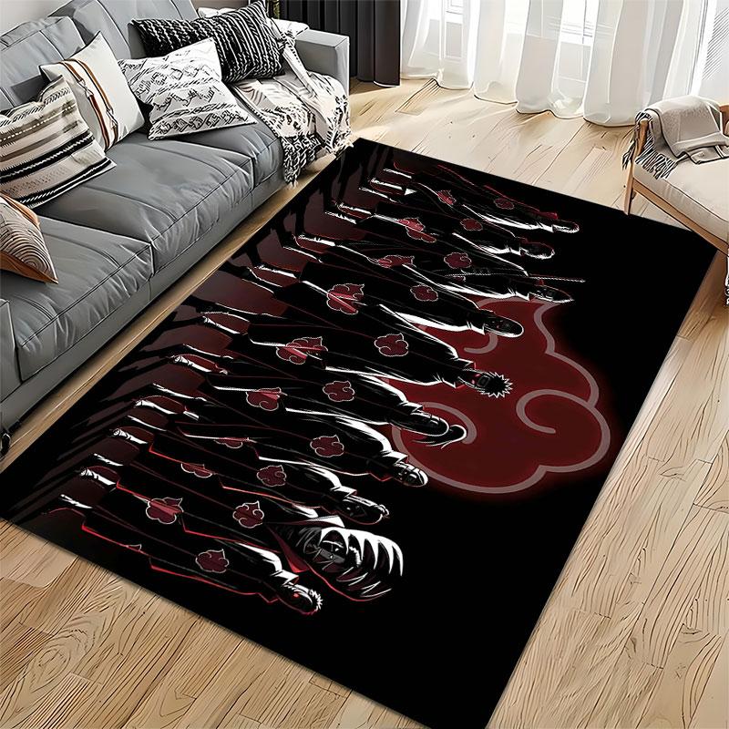 Akatsuki Clan Rote Wolke Design geeignet als rutschfeste Matte für das Wohnzimmer oder Schlafzimmer Sofa