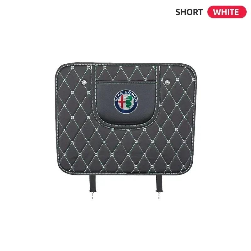 BRGKL1 For Alfa Romeo New PU Leather Car Anti-Kick Mats Auto Seat Back Protector Cover For Alfa Romeo Giulietta GT 159 147 156 Mito Bre