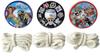 ONE PIECE Tin Tops with Set of for Kindergarten To Early Elementary School Students Strings, 3,