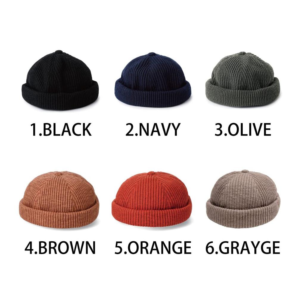 Basic Enchi Bokoboko Fisherman Cap Brimless Cap Fisherman Hat One Size Fits All Black - - - Women's & Men's - -