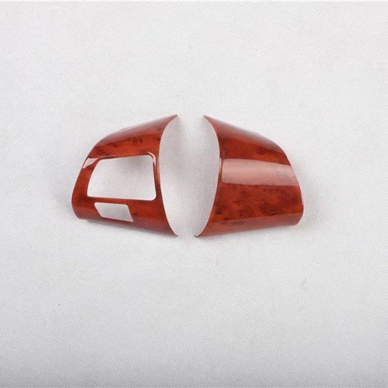 Interior Wooden Color Trim Center Console Cover Window Control Panel Moulding Trim Accessories For Toyota Corolla 2007-2013