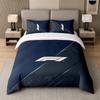 3Pcs Bedding SetF1 Soft Bed Sheet and Two Pillowcases Home Bedroom Decor