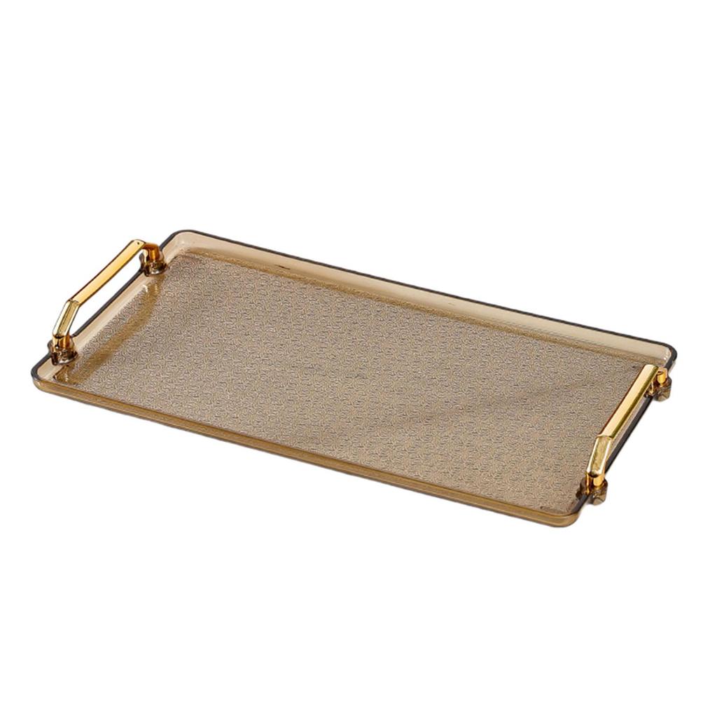 Vanity Tray Dish Serving Tray Storage Organizer Plate for Living Room Guest Room