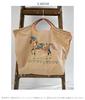 Ball & Chain Authentic F.HORSE FLOWER HORSE Shopping Bag, Large (S.BEIGE, L) 301135