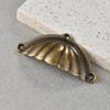 10PCS Antique Shell Handles, Drawer Handles  Semi-Circular Dumplings Pulls Alloy Cabinet Pattern Medicine Cabinet Pulls