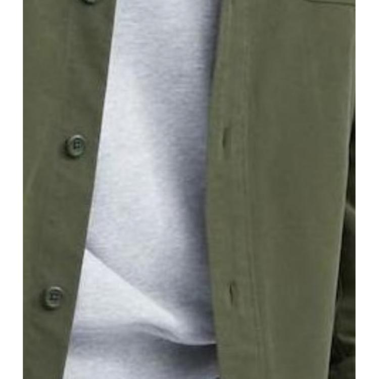 UNIQLO Solid Color Loose Fit Lightweight Work Shirt Unisex shirts Olive 462092-56