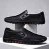 2025 Summer New Men's Shoes Breathable Hollow Cloth Shoes Middle-aged and Elderly Father Shoes Casual Shoes