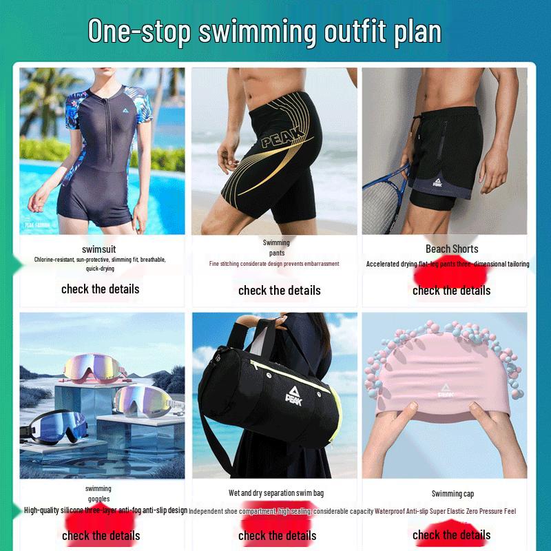 PEAK Kids' One-Piece Training Swimsuit