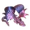 3D Printed Winged Dragon Articulated Dragon Fidget Toy with Horns Dragon Model with Flexible