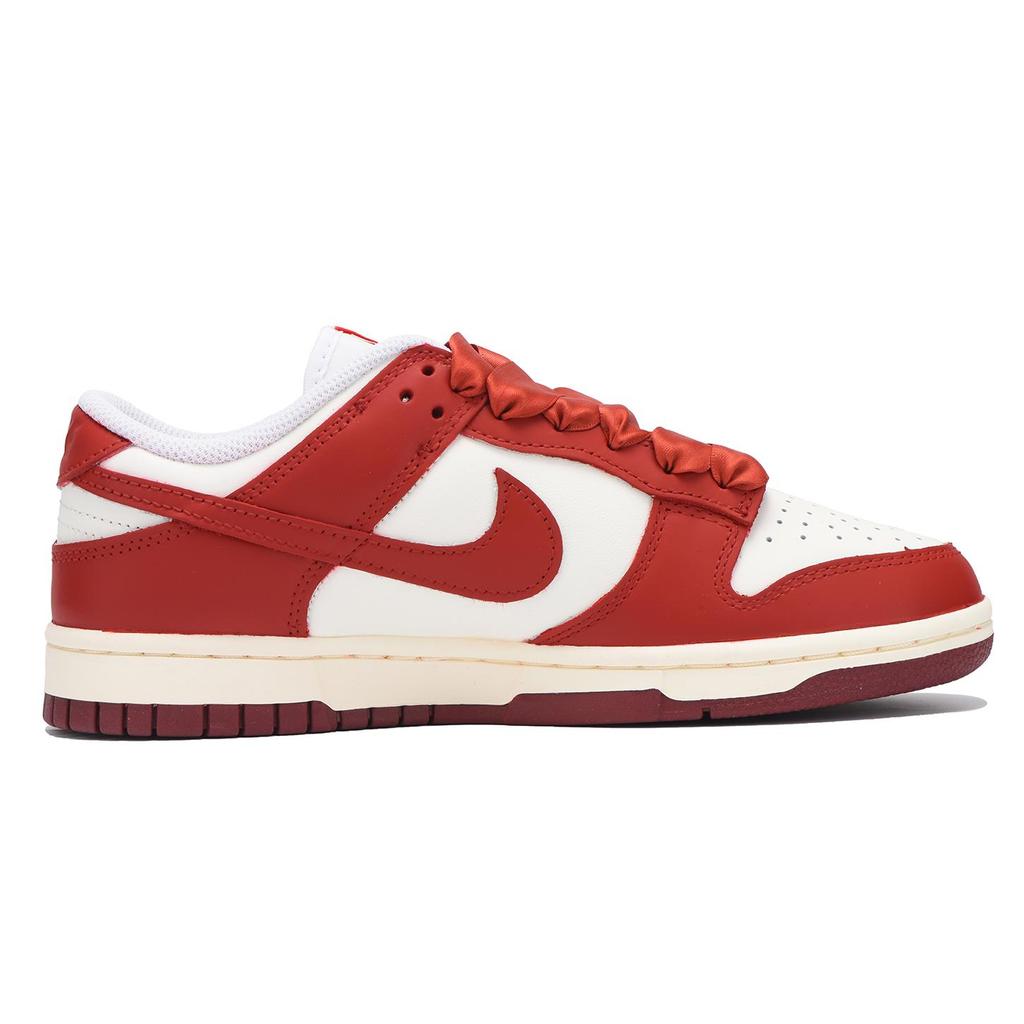 Nike Dunk Slip Resistant Abrasion Resistant Low Top Skateboard Shoes Women's True Red HJ3491-161(Team59-SBOX)