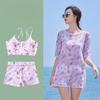 Women's Three-Piece Floral Swimsuit