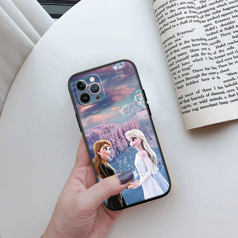 Husa telefon ED39 Olaf Elsa Anna pentru iPhone 6 6s 7 8 11 12 13 14 15 XS Pro Max XR X SE Samsung S20 S21 S22 S23 S24 FE Ultra Plus Lite S21S A55