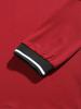 Men's Autumn Outdoor Fashion Breathable Long-Sleeve Jacquard Polo Shirt
