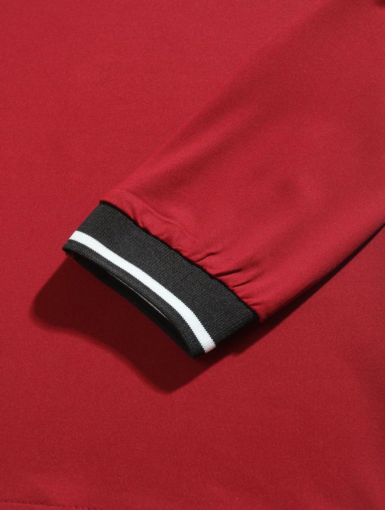 Men's Autumn Outdoor Fashion Breathable Long-Sleeve Jacquard Polo Shirt