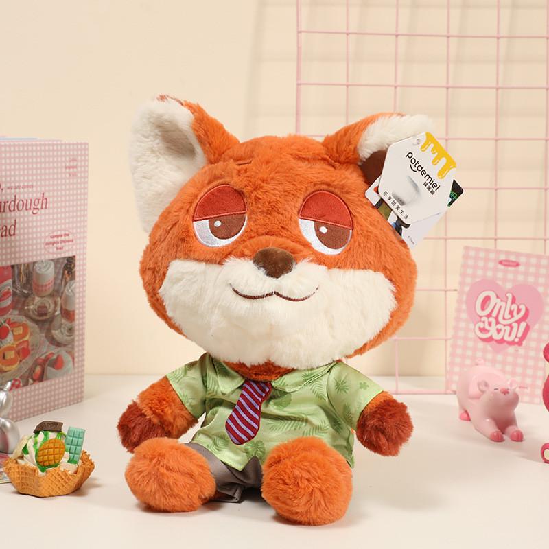 Adorable Disney Zootopia Judy Nick Wilde Police Plush Toy Soft And Cuddly Doll