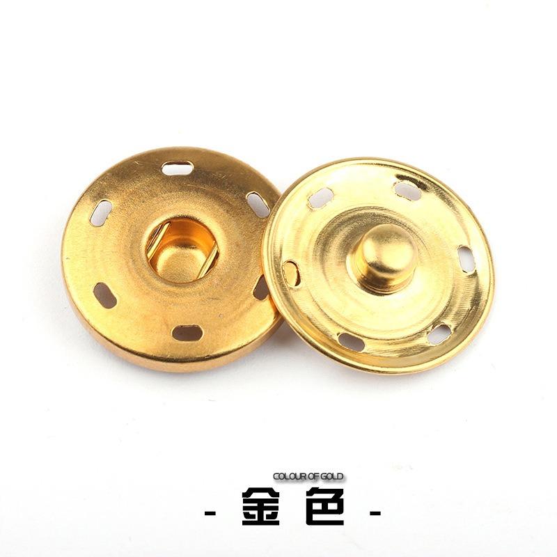 20Sets Snap Fasteners Metal Snaps Press Studs Buttons for Sewing Clothes Jacket Coat Leather Craft Accessories