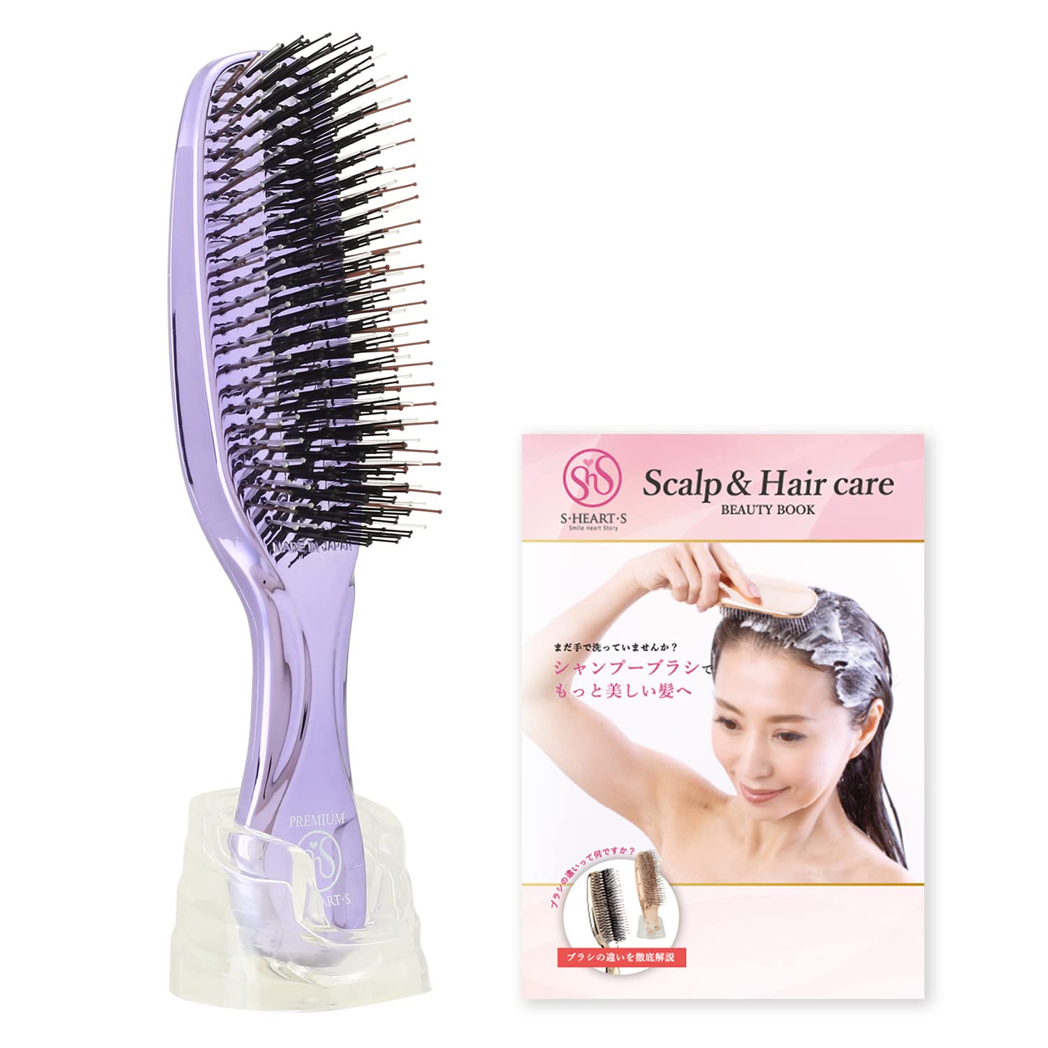 

Магазин Scalp Brush World Premium Long Shampoo Brush с официальной книгой красоты [только официальная] S HEART SS Heart S (фиолетовый) фиолетовый