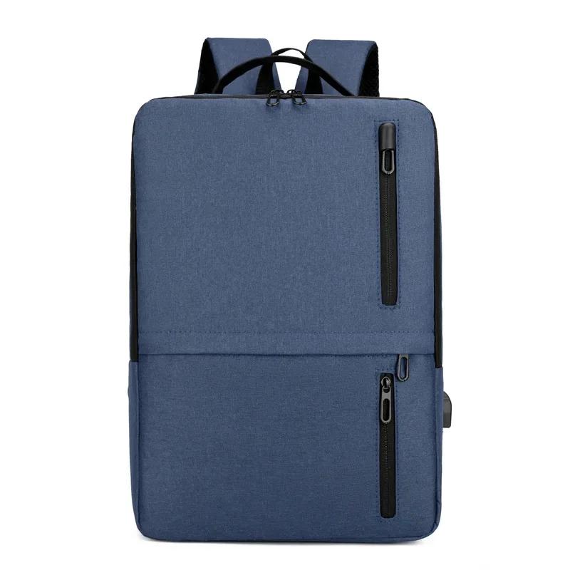 Business Casual Style Women Men Laptop Backpack Waterproof Oxford Cloth Laptop Bag  17 Inch Laptop Case