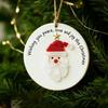 Light Texture Holiday Ornament Handcrafted Sea Glass Christmas Ornaments Santa Candy Cane Tree Gingerbread Coastal for Hanging
