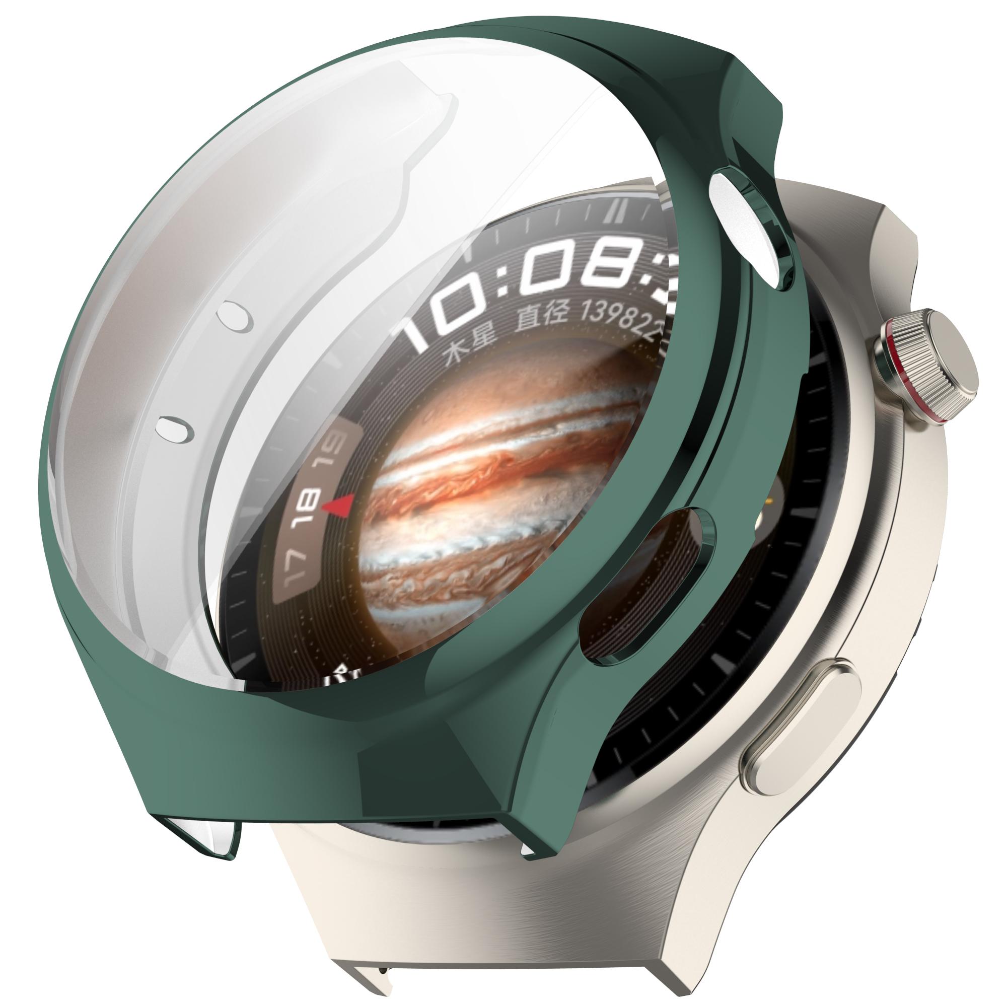 

Чехол из ТПУ с полной защитой для Huawei watch 4 Защитная пленка для экрана для Huawei watch 4 pro Защитный чехол для смарт-часов Huawei watch 4Pro зелёный